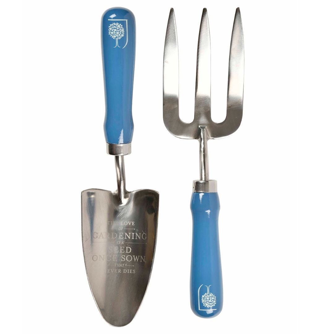 Wood Trowel & Fork Set – Burgon & Ball – British Meadow